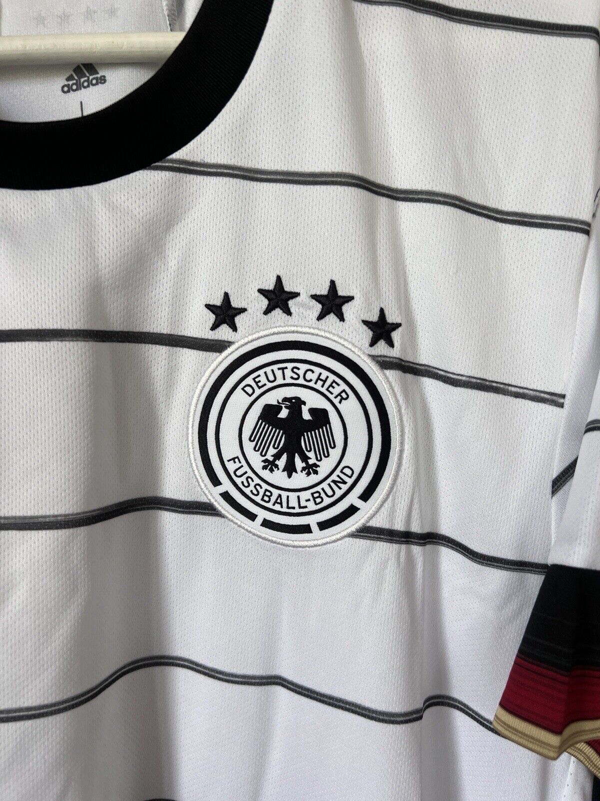 Germany Jersey 2020 Home Soccer Football Shirt Adidas EH6105 Mens Size L