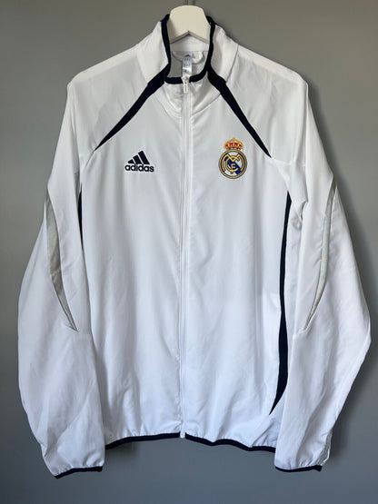 Real Madrid Jacket Teamgeist 2006x2021 White Soccer Adidas HA2537 Mens Size M