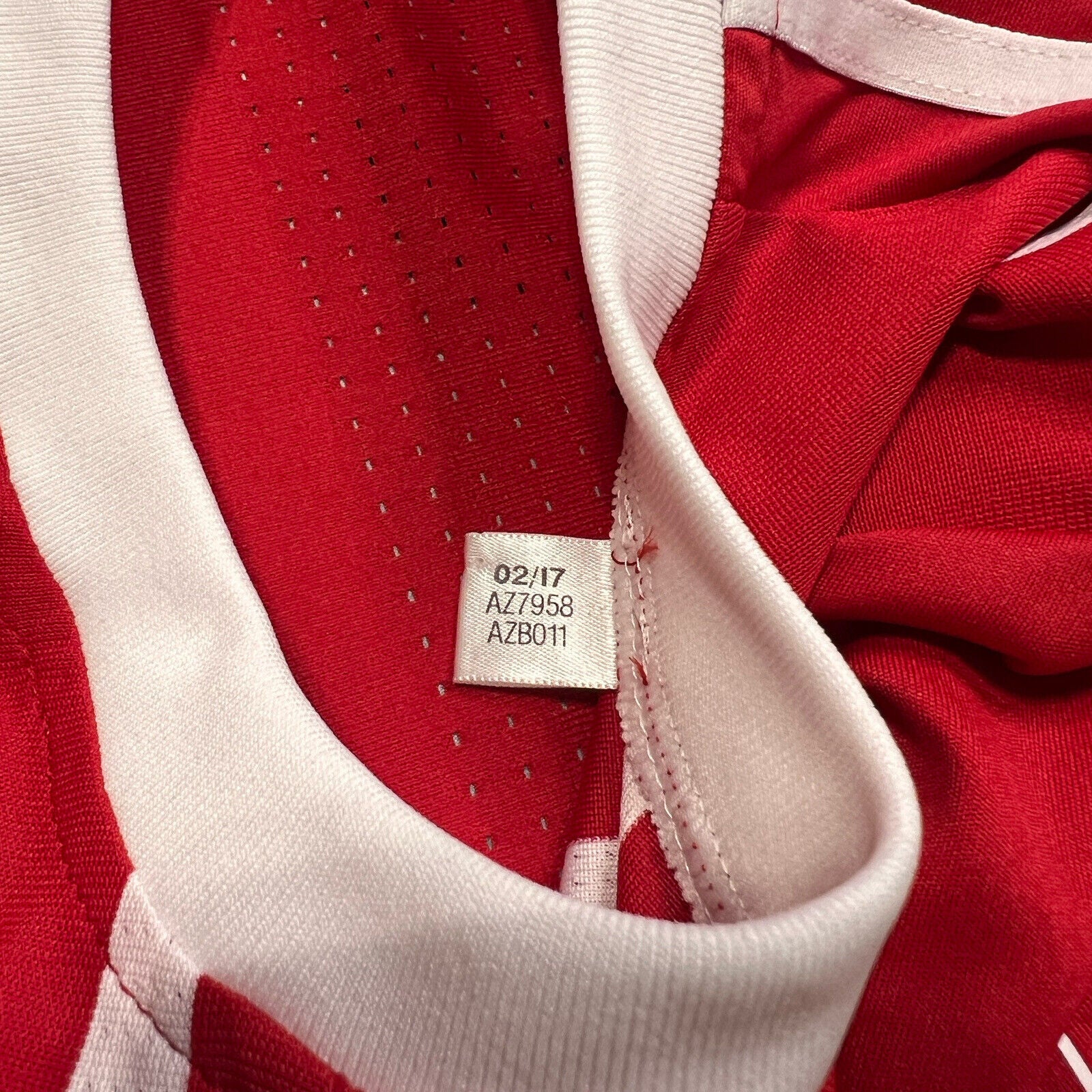Bayern Munich Jersey 2017/18 Home Match Worn Mens Size 7 Football Shirt Adidas