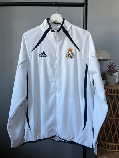 Real Madrid Teamgeist Jacket 2006 x 2021 White Soccer Adidas HA2537 Mens Size M