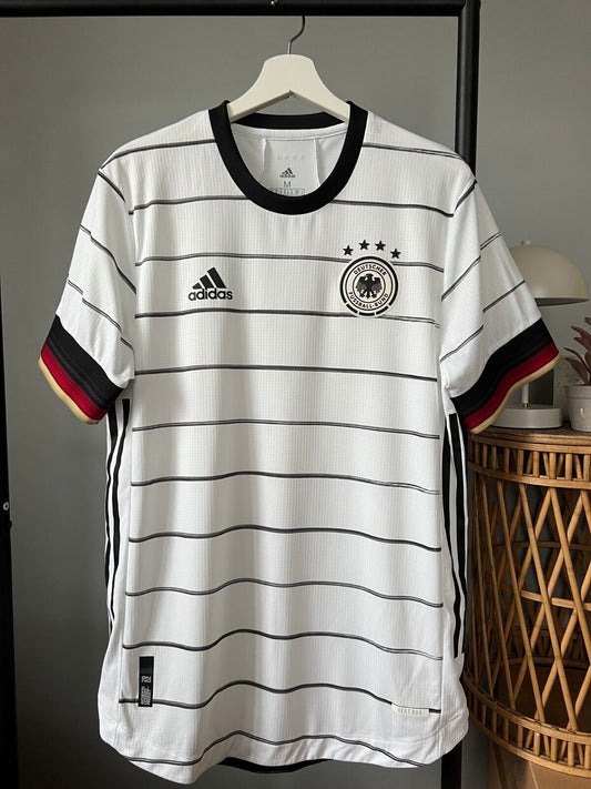 Germany Jersey 2020 Home Authentic Soccer Shirt Adidas EH6104 Mens Size M
