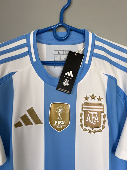 Argentina Jersey 2024 Home Soccer Football Shirt IP8409 Adidas Mens Size L