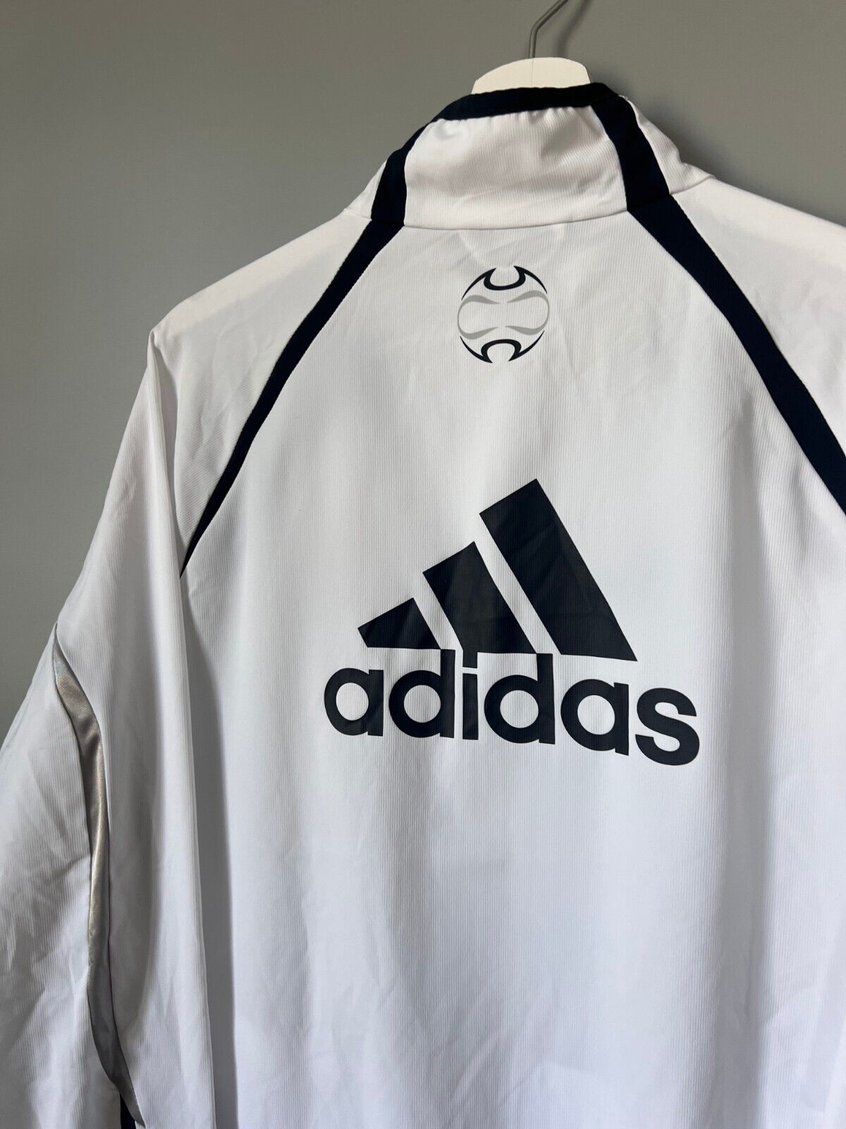 Real Madrid Jacket Teamgeist 2006x2021 White Soccer Adidas HA2537 Mens Size M