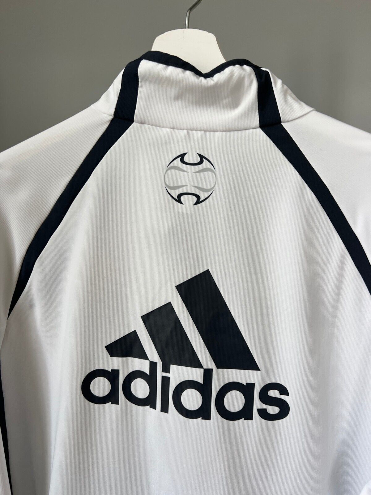 Real Madrid Teamgeist Jacket 2006 x 2021 White Soccer Adidas HA2537 Mens Size M
