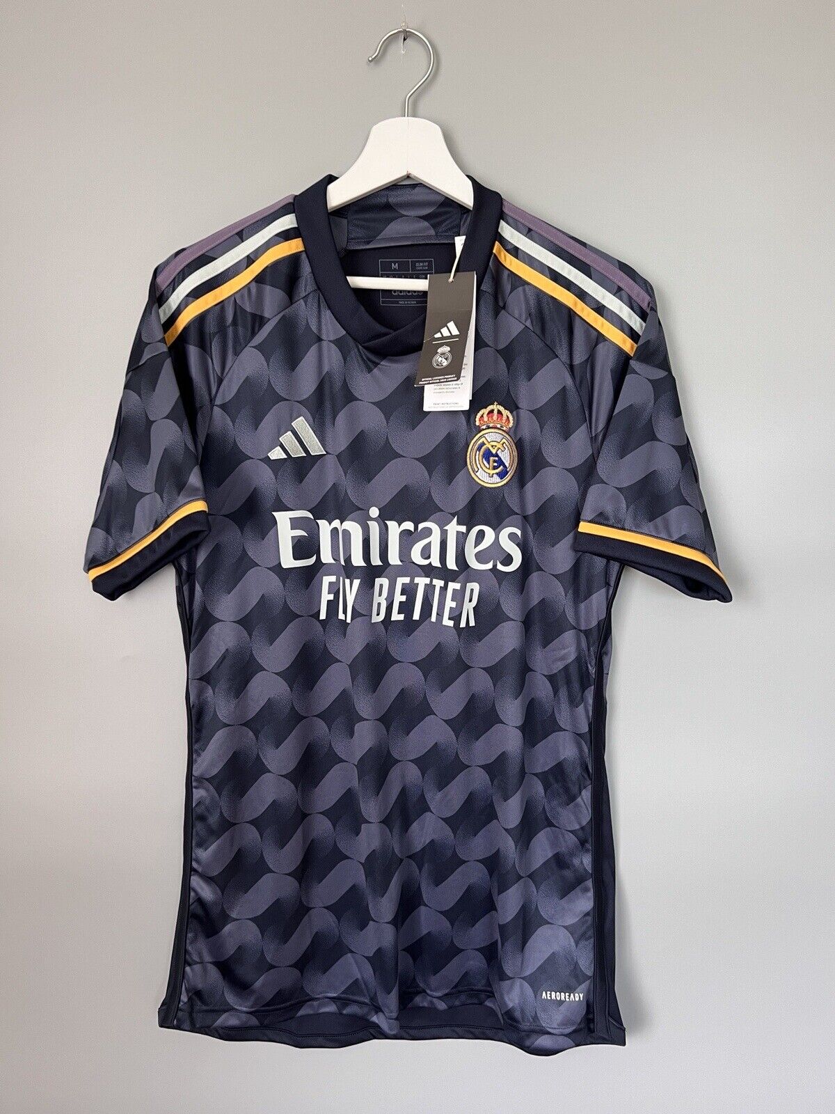 Vini JR Real Madrid Jersey 23/24 Away Soccer Shirt IJ5901 Adidas Mens Size M