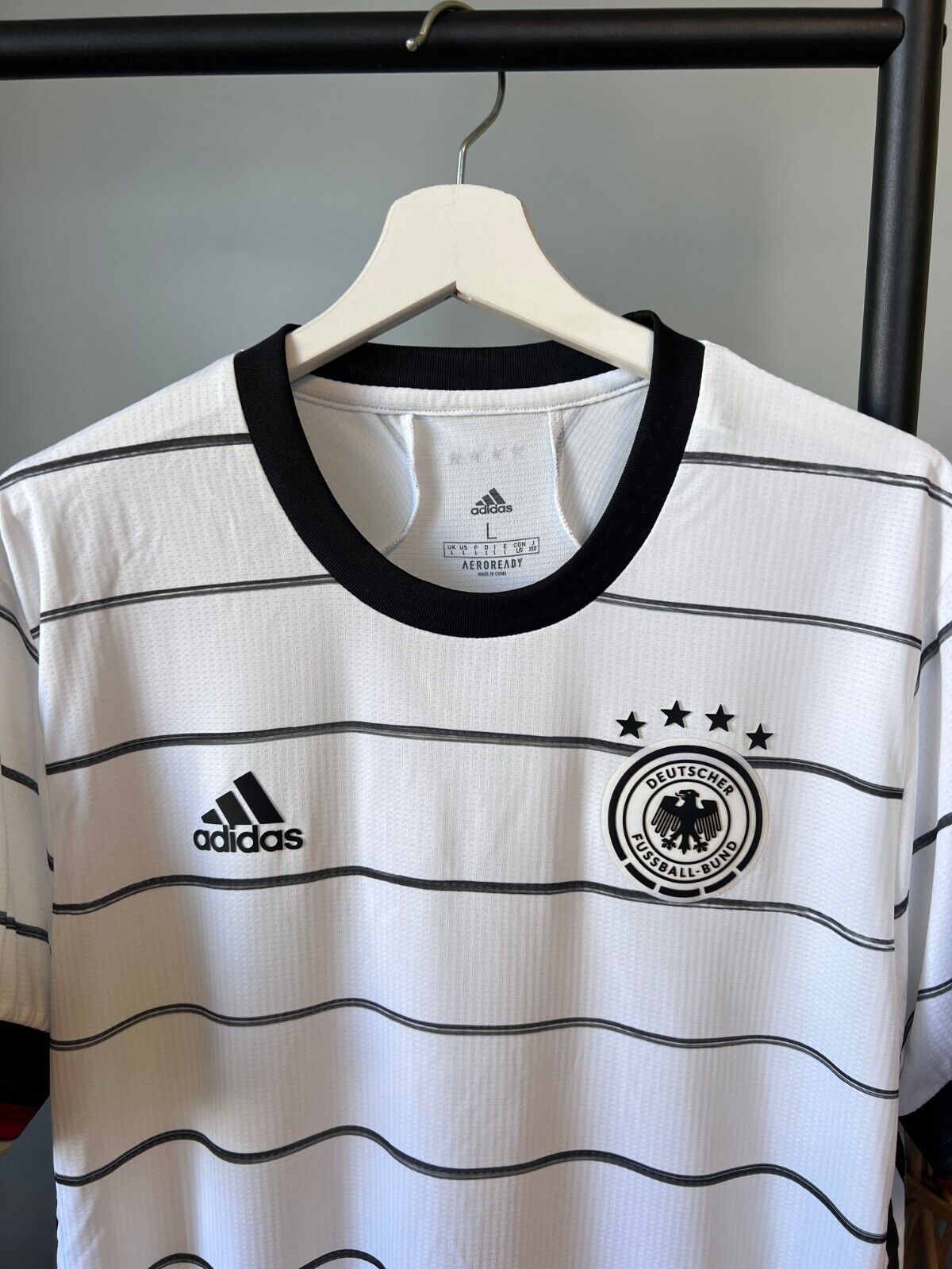 Germany Jersey 2020 Home Player Issue Football Shirt Adidas EH6104 Mens Size L
