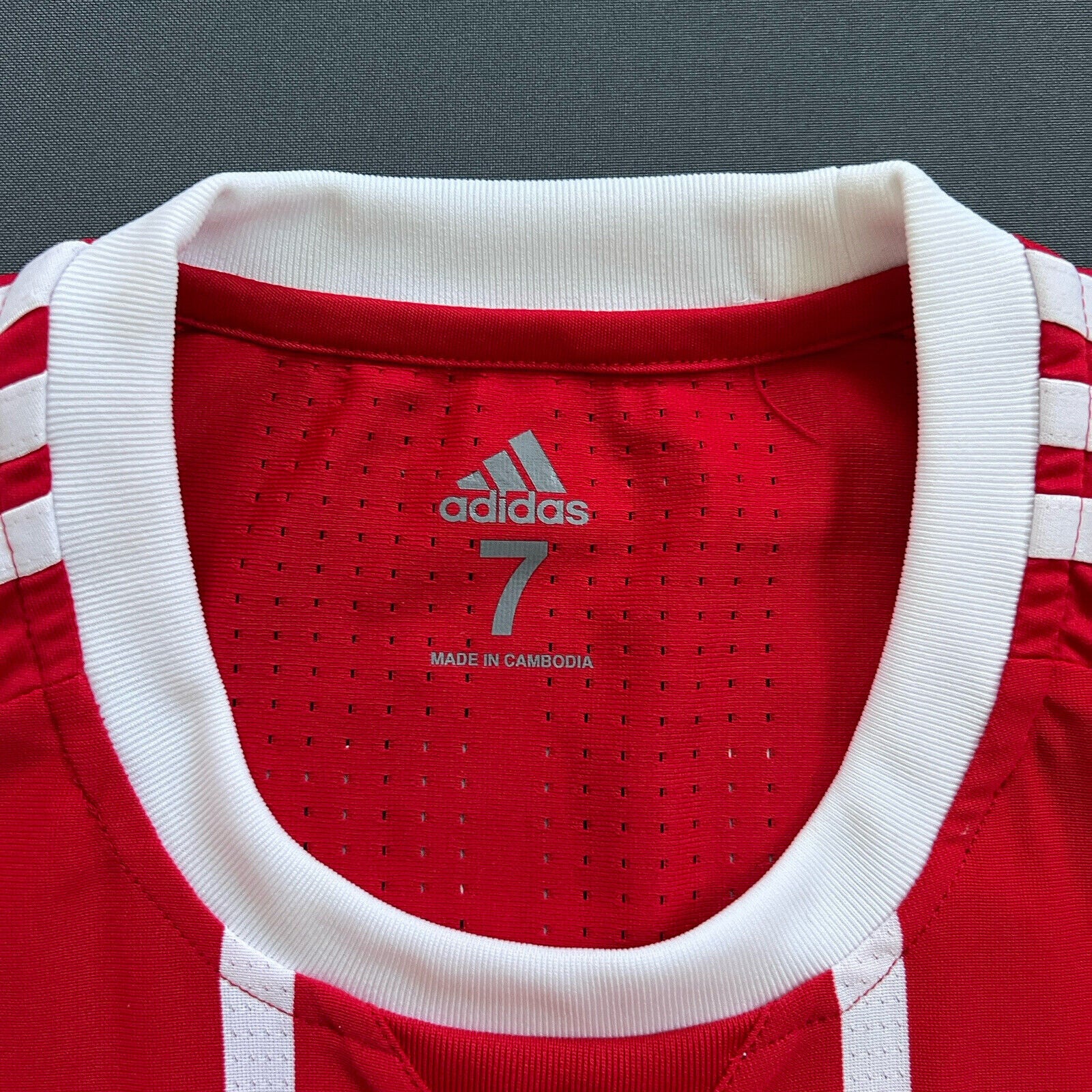 Bayern Munich Jersey 2017/18 Home Match Worn Mens Size 7 Football Shirt Adidas