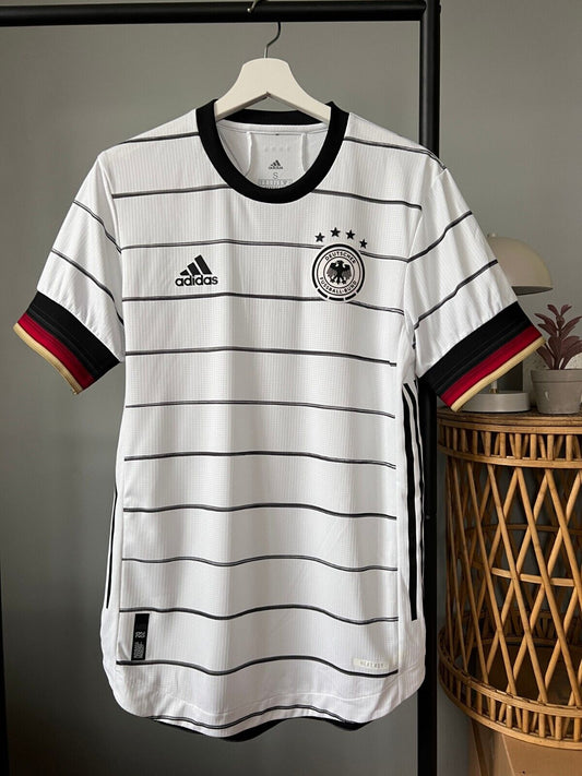 Germany Jersey 2020 Home Authentic Soccer Shirt Adidas EH6104 Mens Size S