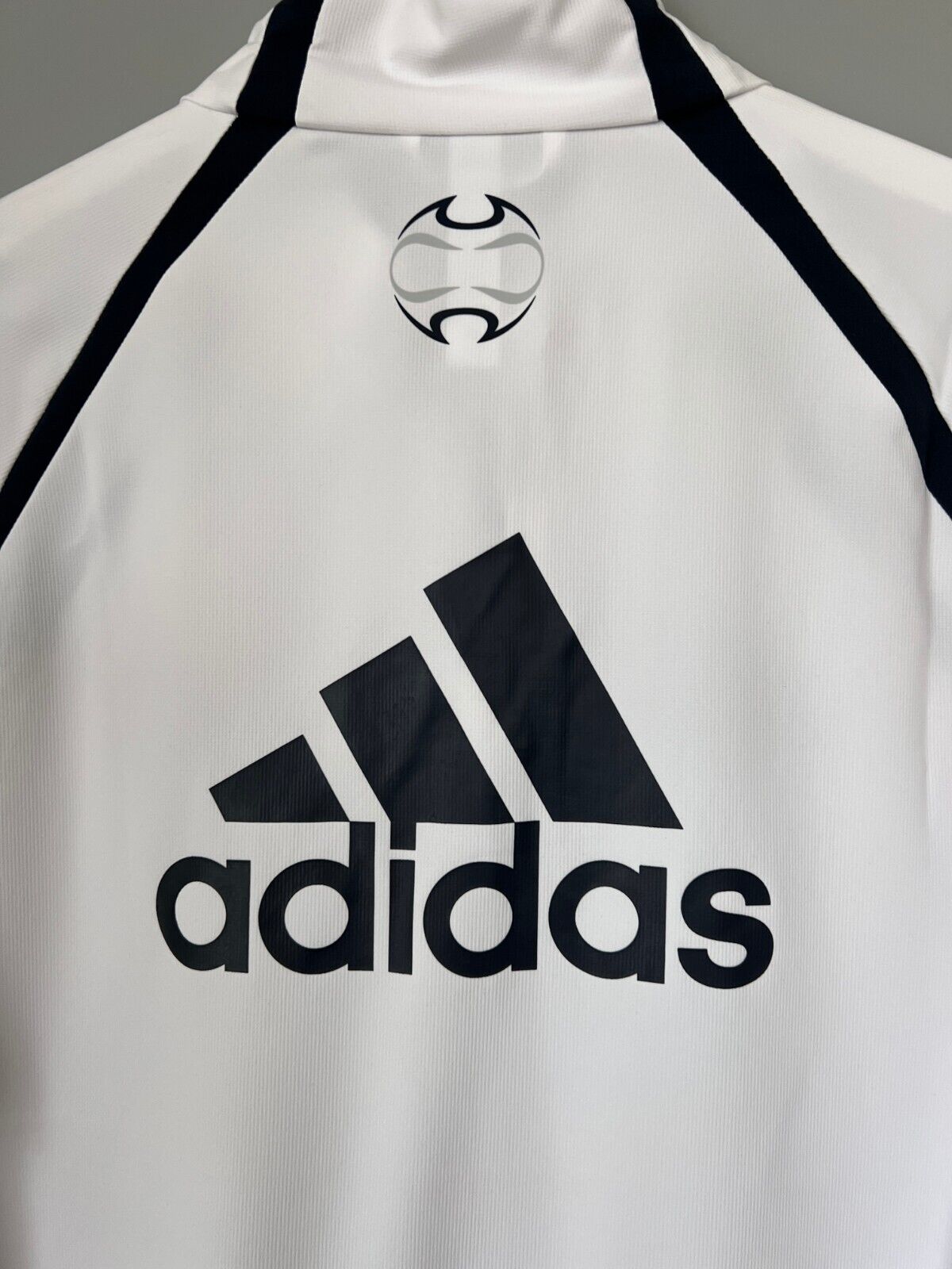 Real Madrid Teamgeist Jacket 2006x2021 White Soccer Adidas HA2537 Mens Size M