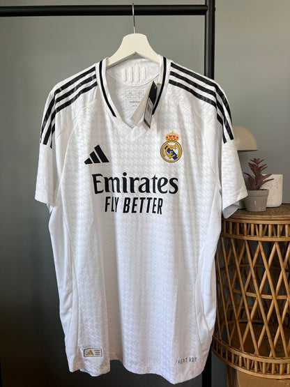 Real Madrid Jersey 24/25 Home Authentic Soccer Shirt IX8095 Adidas Mens Size XL