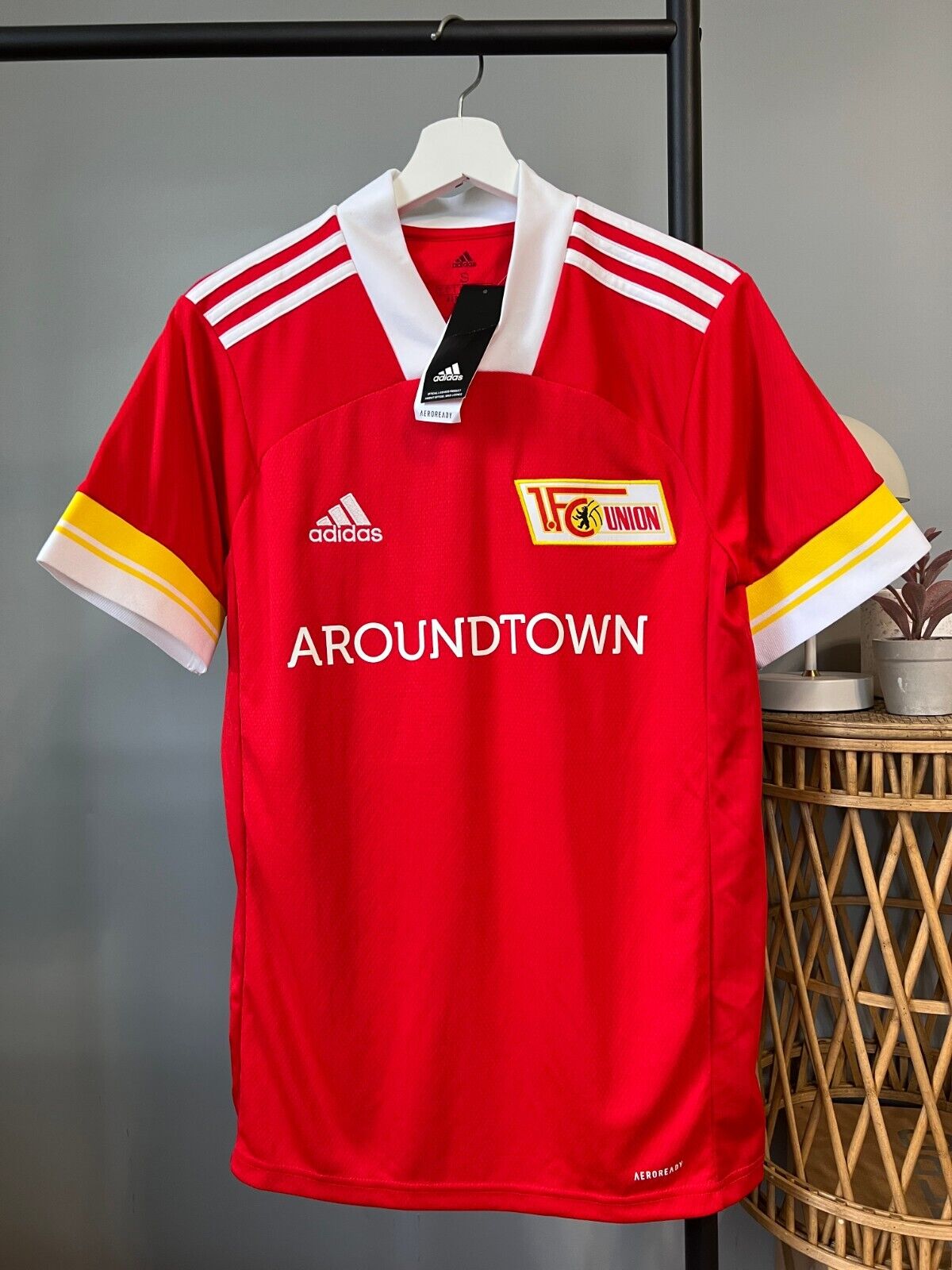 1. FC Union Berlin Jersey 20/21 Home Soccer Football Shirt Adidas Mens Size S