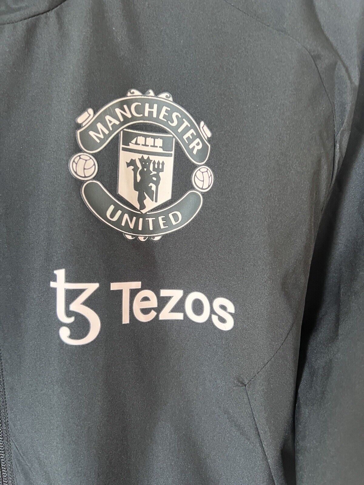 Manchester United All-Weather Jacket Adidas HT4288 Football Soccer Mens Size S