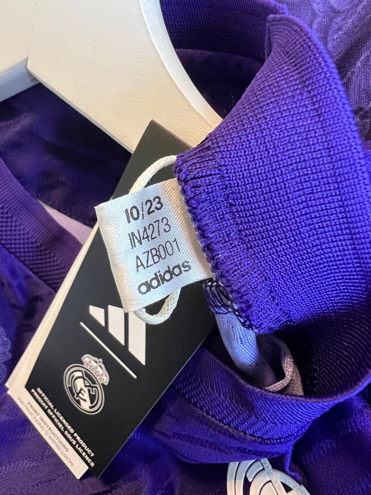 Real Madrid Jersey Fourth 23/24 Soccer Shirt IN4273 Adidas Y-3 Womens Sz XS