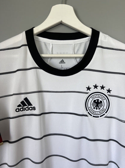 Germany Jersey 2020 Home Soccer Football Shirt Adidas EH6105 Mens Size L