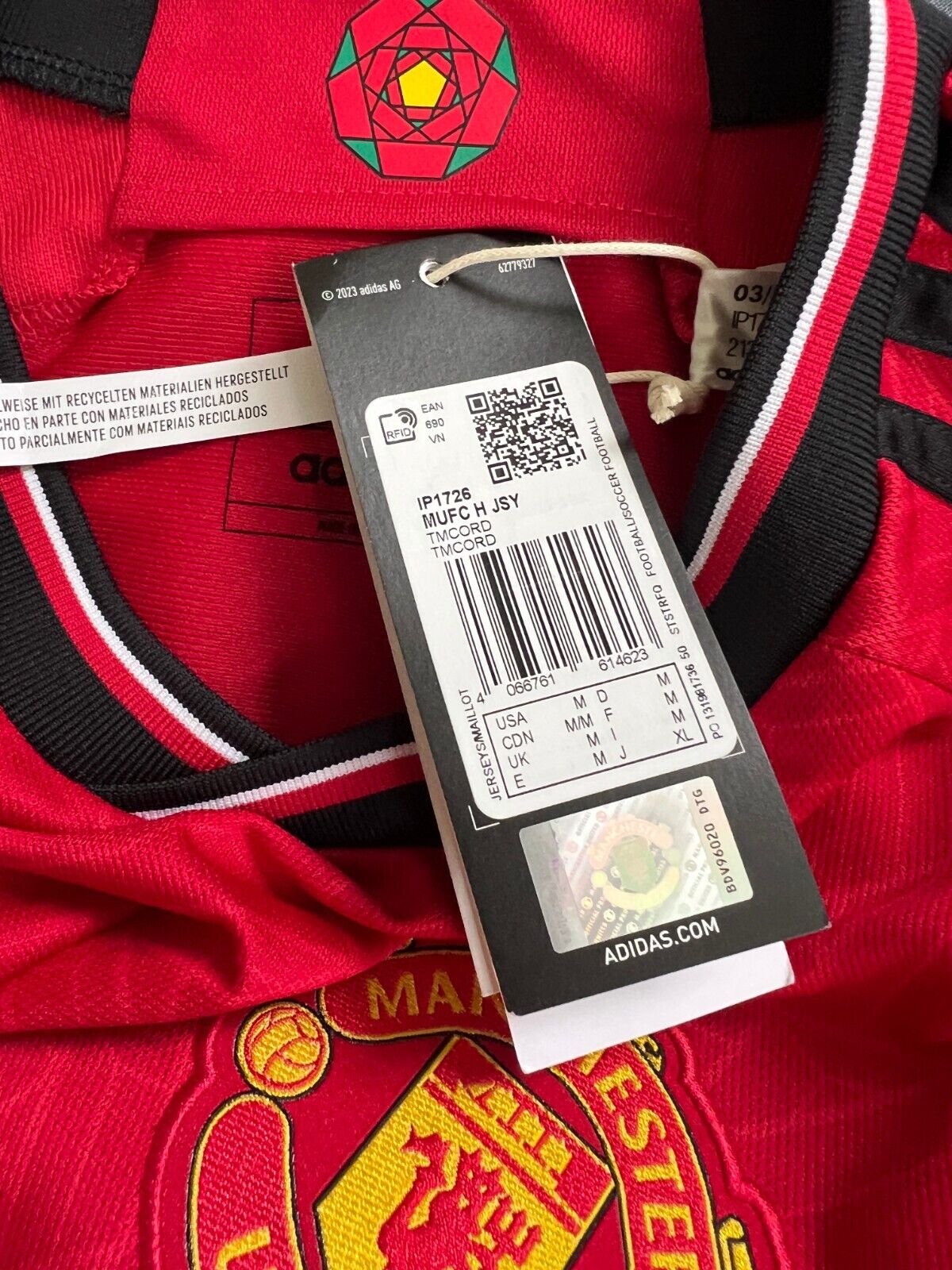 Manchester United Jersey 23/24 Home Mens Soccer Shirt IP1726 Adidas Size M