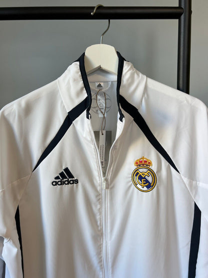 Real Madrid Teamgeist Jacket 2006 x 2021 White Soccer Adidas HA2537 Mens Size M