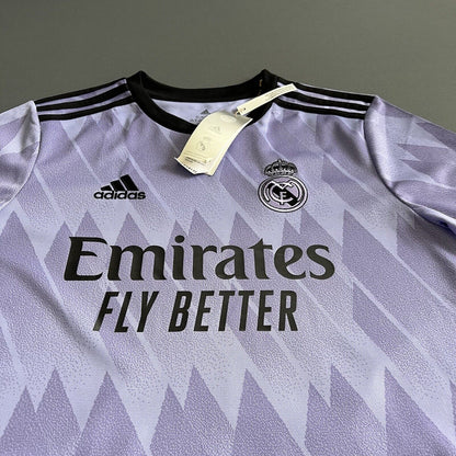Alaba Real Madrid Jersey 2022-23 Away Size XL 15-16Y Boys Soccer Shirt Adidas