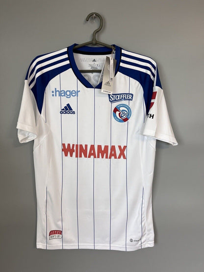 Strasbourg Jersey Away 2023 Mens Soccer Shirt Maillot Adidas Size S