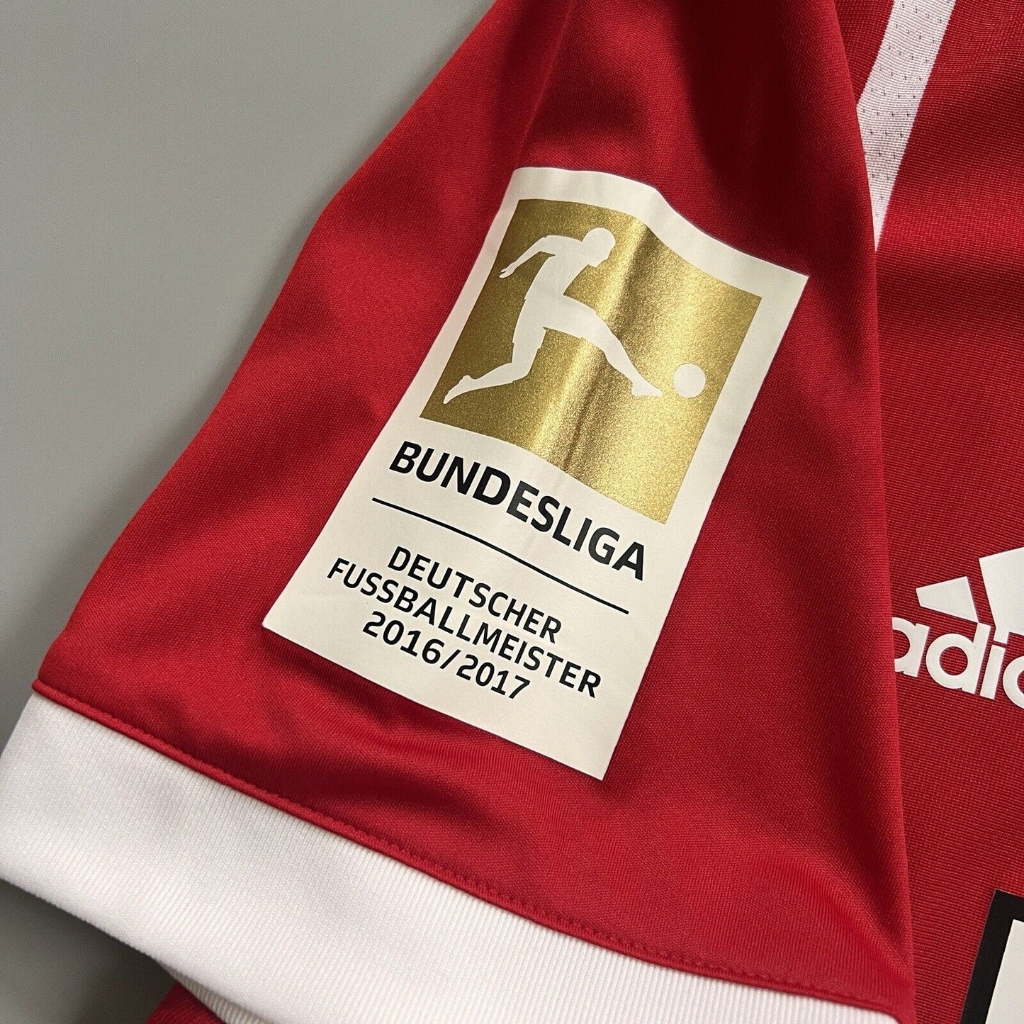 Bayern Munich Jersey 2017/18 Home Match Worn Mens Size 7 Football Shirt Adidas