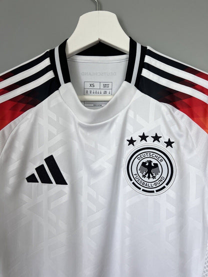 Germany Jersey Euro 2024 Home Soccer Football Shirt Adidas IP8139 Mens Size XS