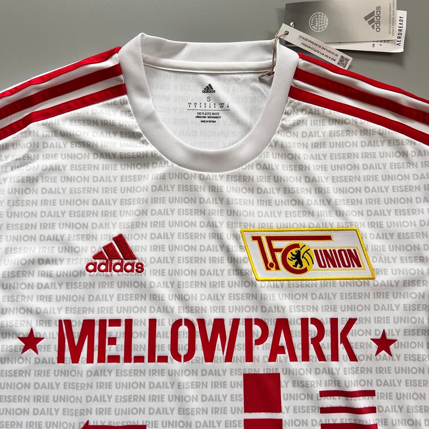 1. FC Union Berlin Jersey 22/23 Fourth Mens Soccer Adidas All Sizes New