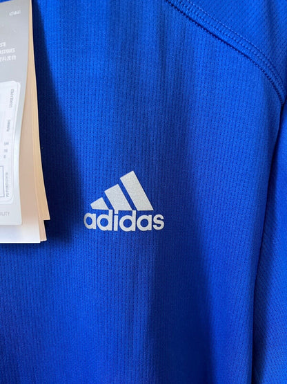 Adidas Mens Blue Running T-Shirt Size L Athletic Jersey GC9094