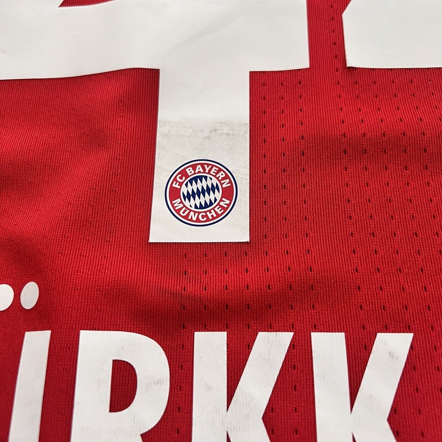 Bayern Munich Jersey 2017/18 Home Match Worn Mens Size 7 Football Shirt Adidas