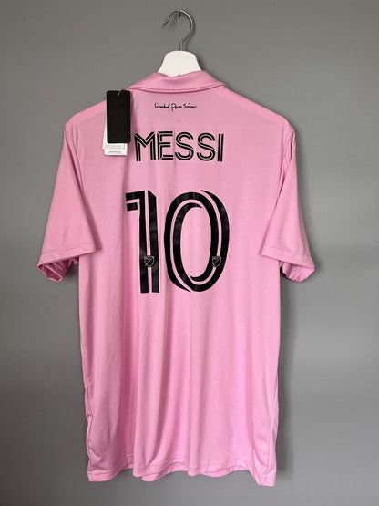 Messi Inter Miami Jersey 22/23 Home Soccer Shirt JE9701 Adidas Mens Size L