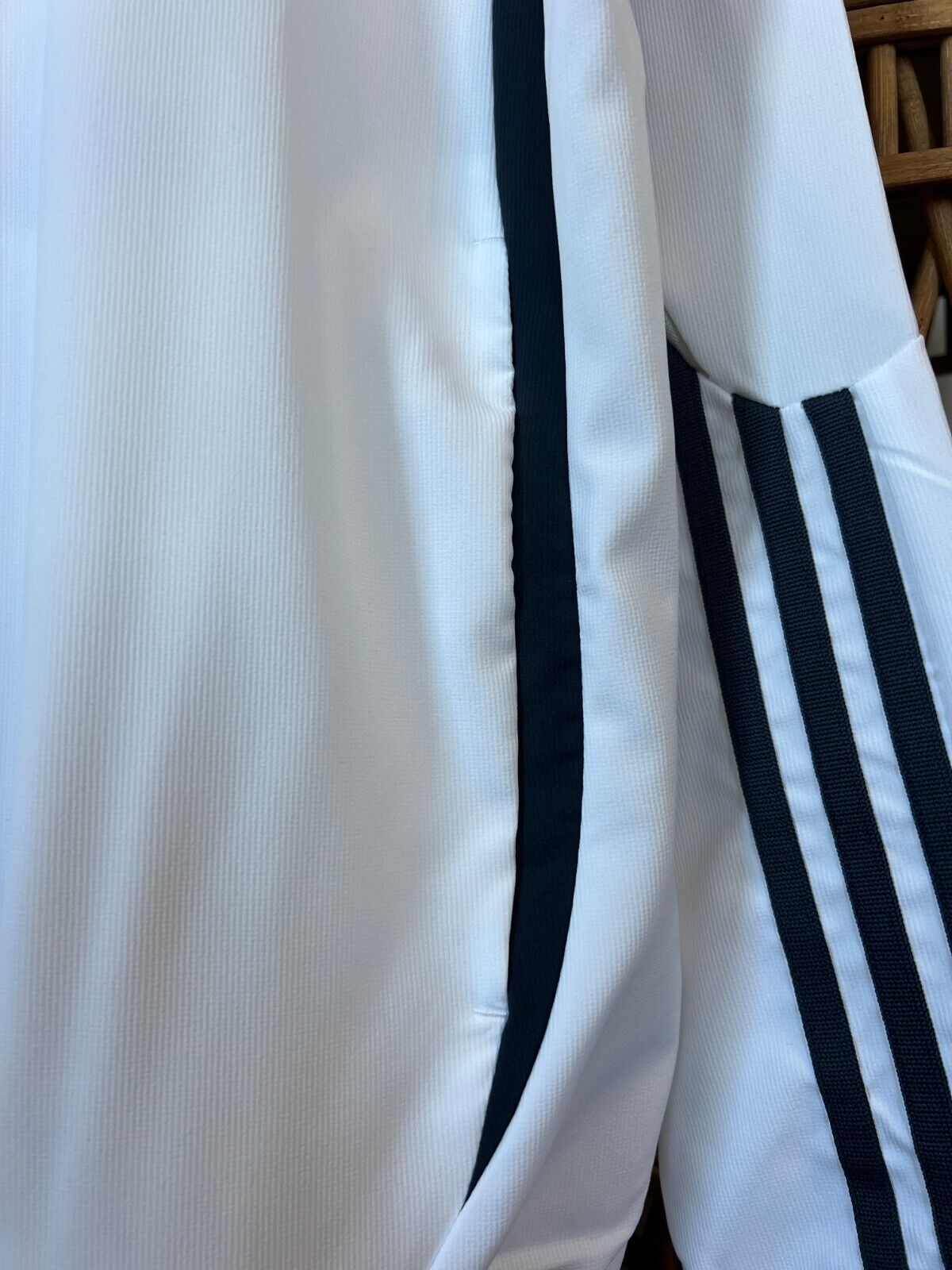 Real Madrid Teamgeist Jacket 2006 x 2021 White Soccer Adidas HA2537 Mens Size M