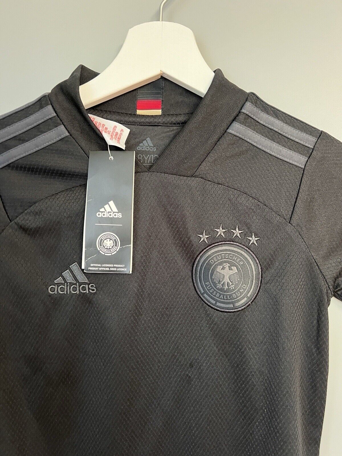 Germany Jersey 2019-21 Away Soccer Football Shirt Adidas EH6114 Boys Size XS