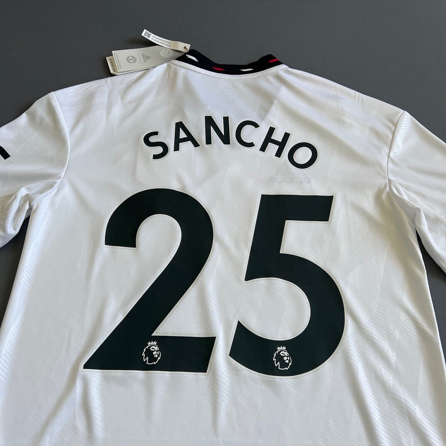 Sancho Manchester United Jersey 22-23 Away Size XL Boys Adidas Football Shirt