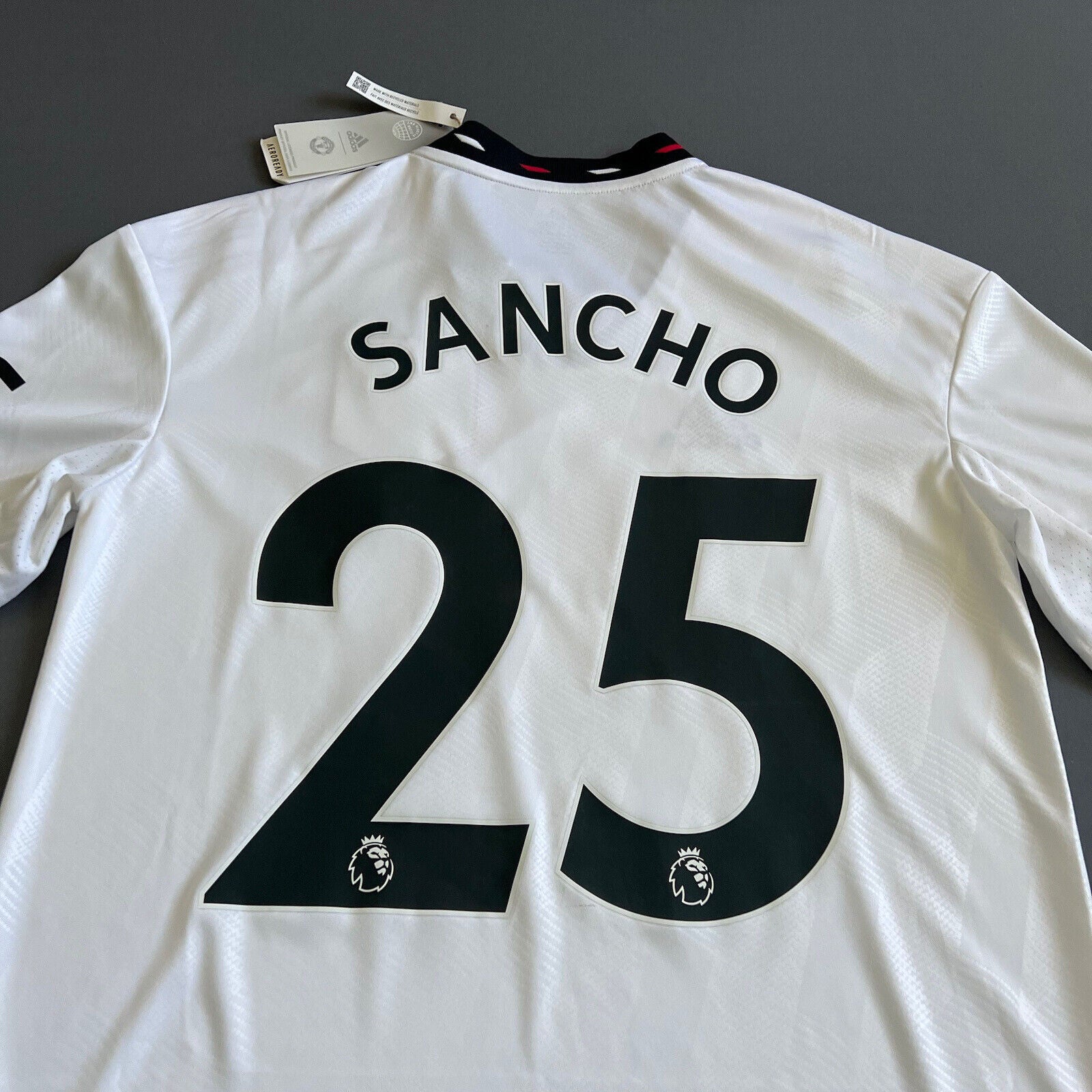 Sancho Manchester United Jersey 22-23 Away Size XL Boys Adidas Football Shirt