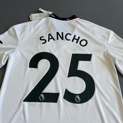 Sancho Manchester United Jersey 22-23 Away Size XL Boys Adidas Football Shirt