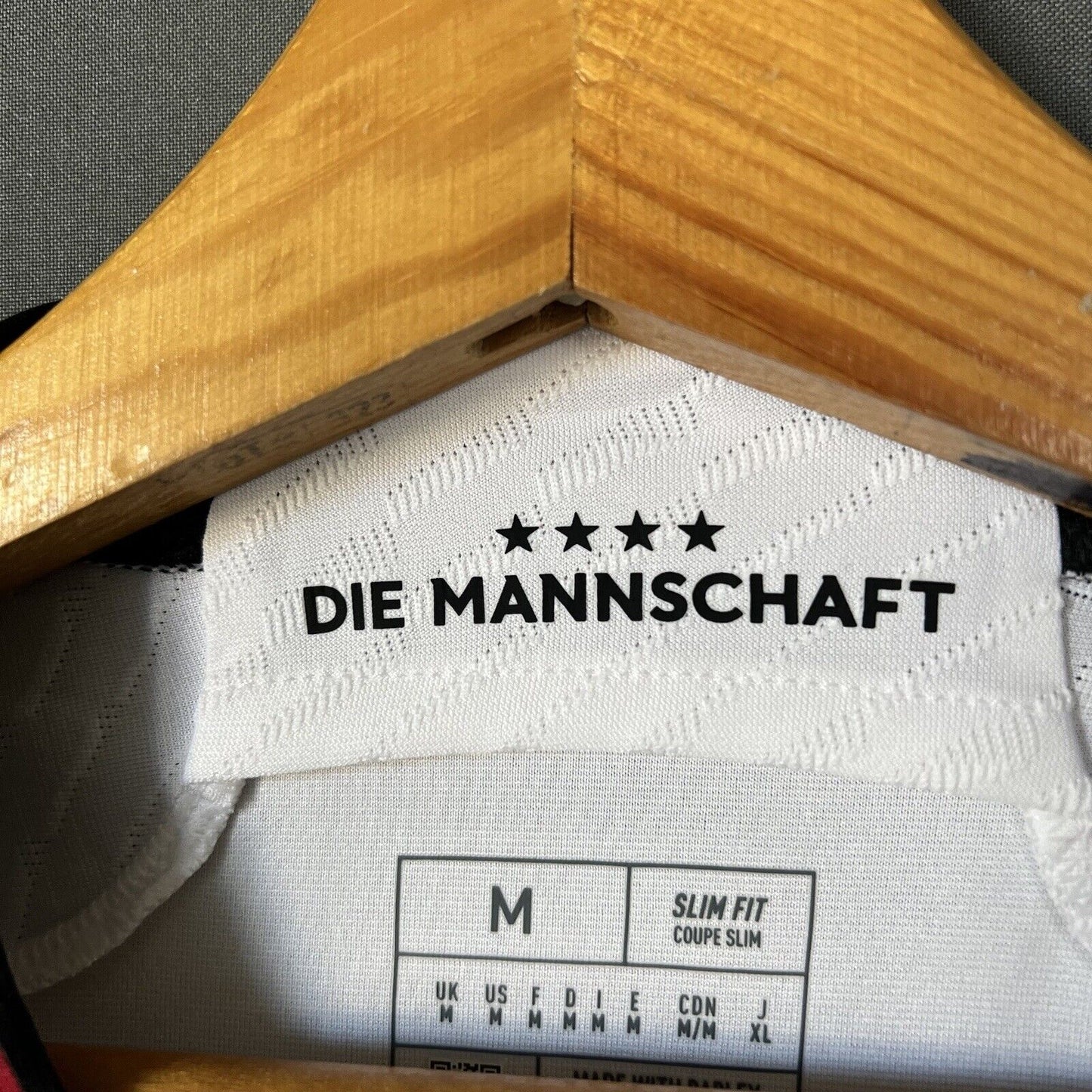 Gnabry Germany Jersey 2022 Home Authentic Medium Mens Football Shirt Adidas