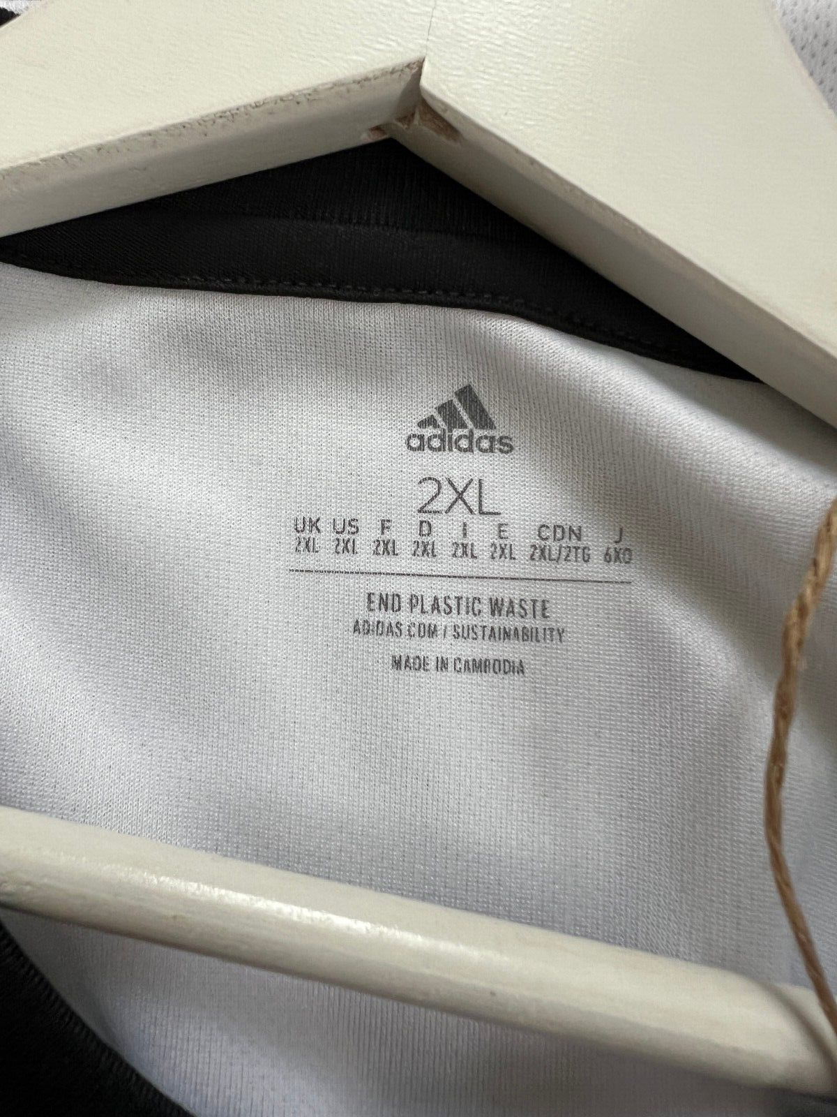 Juventus Jersey 2022-23 Home Soccer Shirt H38907 Adidas Mens Size 2XL