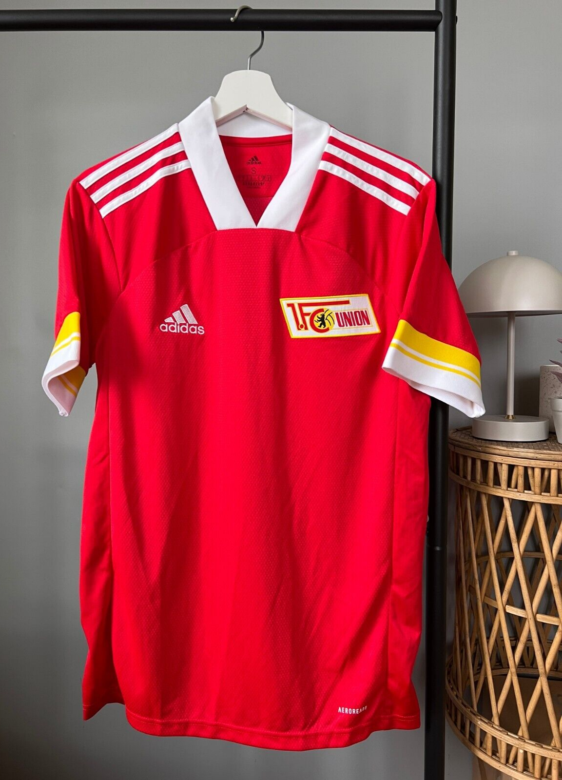 Union Berlin Jersey 20/21 Home Soccer Football Shirt Adidas Size S Mens