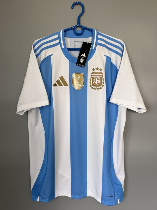 Argentina Jersey 2024 Home Soccer Football Shirt IP8409 Adidas Mens Size L