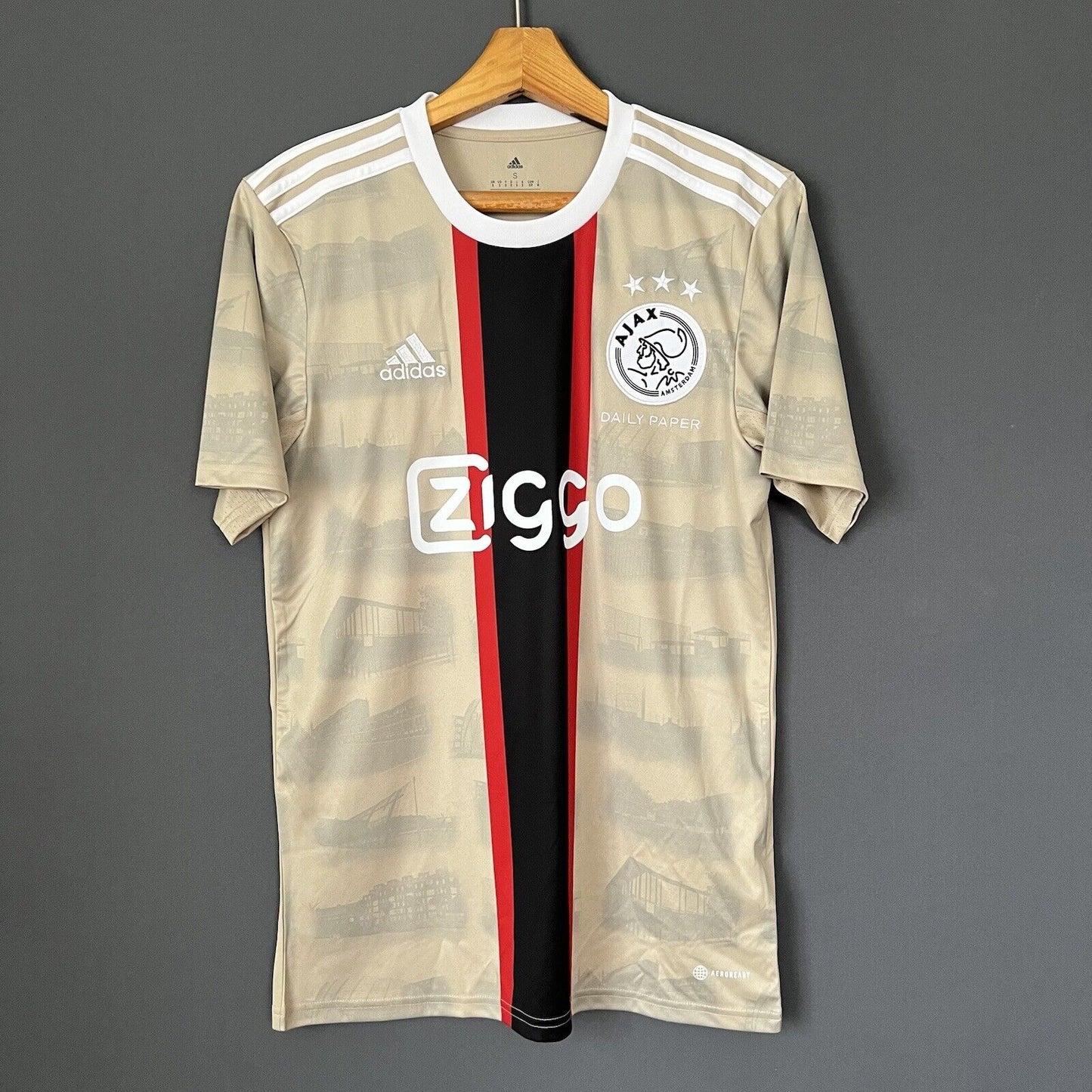 Bergwijn Ajax Amsterdam Jersey 22/23 Third Small Mens Soccer Shirt HG1393 Adidas