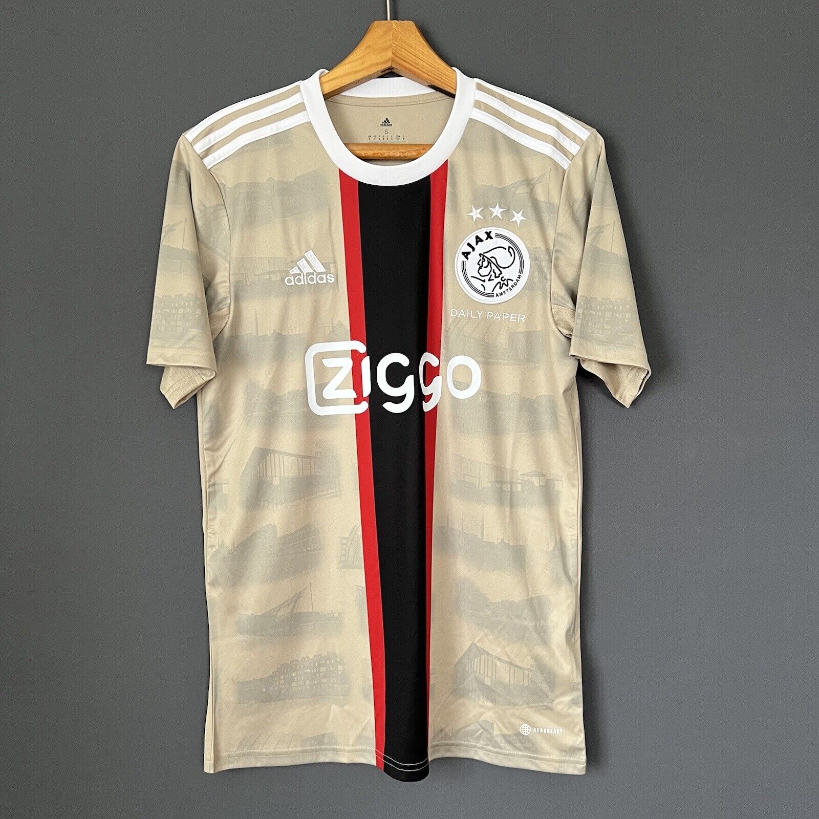 Bergwijn Ajax Amsterdam Jersey 22/23 Third Small Mens Soccer Shirt HG1393 Adidas