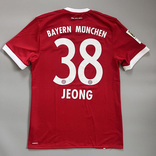 Bayern Munich Jersey 2017/18 Home Match Worn Mens Size 7 Football Shirt Adidas
