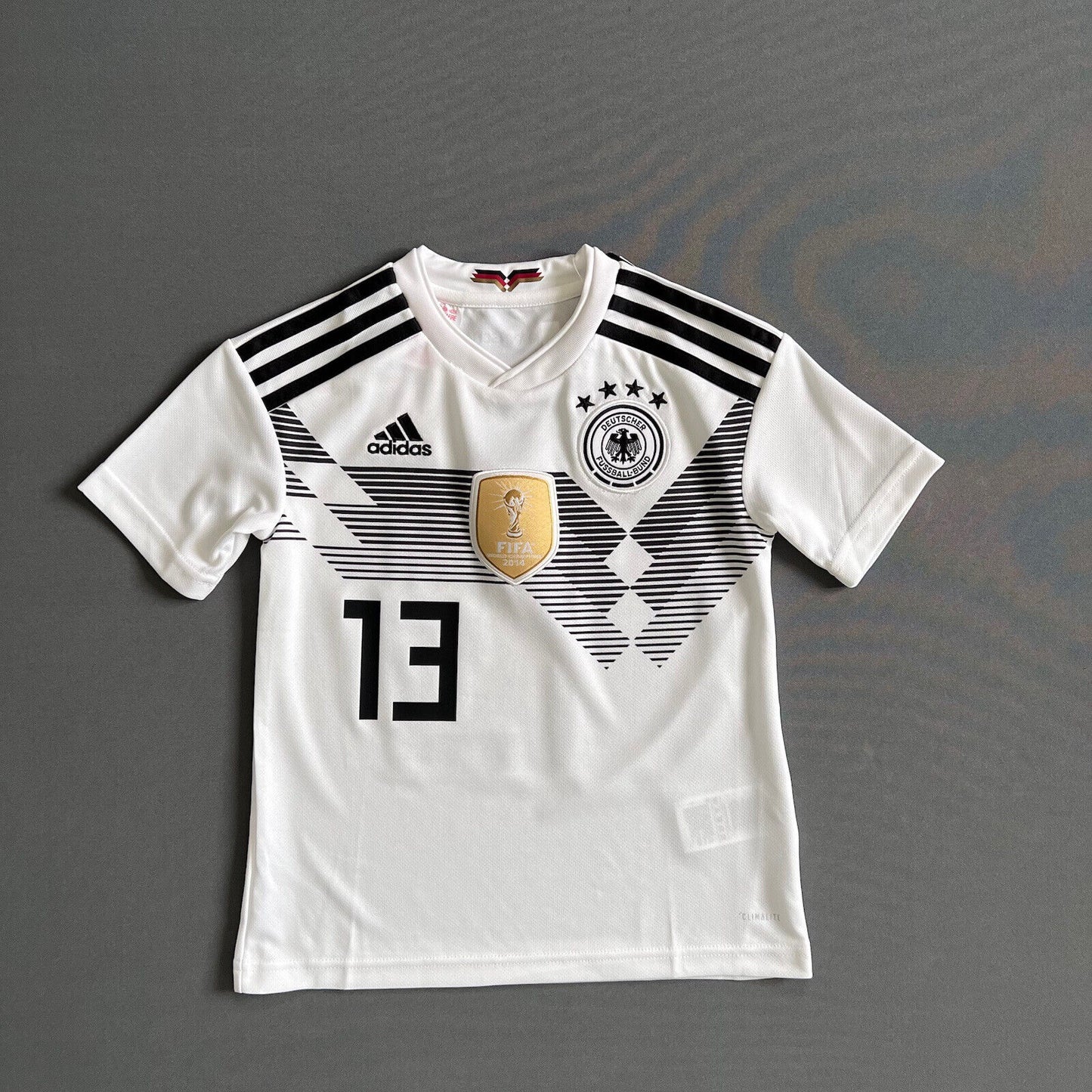 Muller Germany Jersey 2018 2019 Home Football Shirt Trikot Adidas Boys Size XS