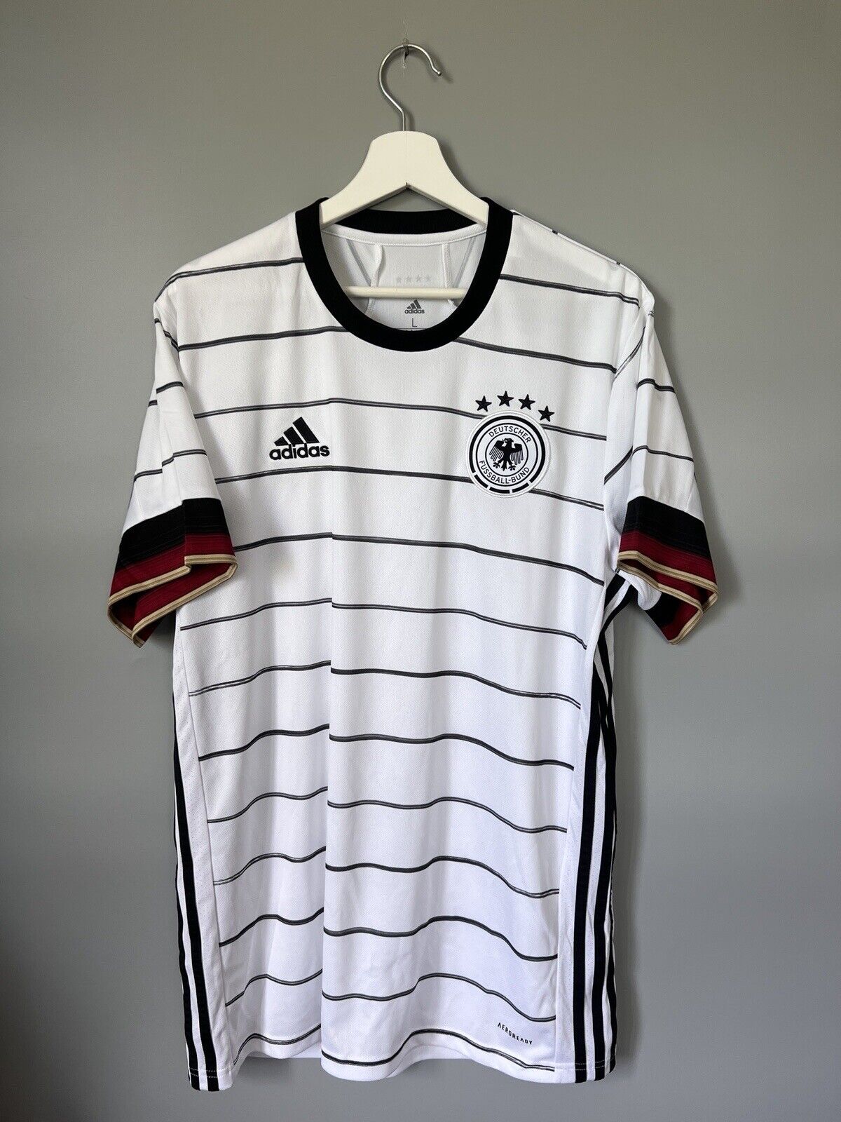 Germany Jersey Home Soccer Football Shirt Adidas DFB EH6105 Mens Size L