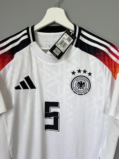 Germany Jersey Euro 2024 Home Soccer Football Shirt Adidas IP8139 Mens Size M
