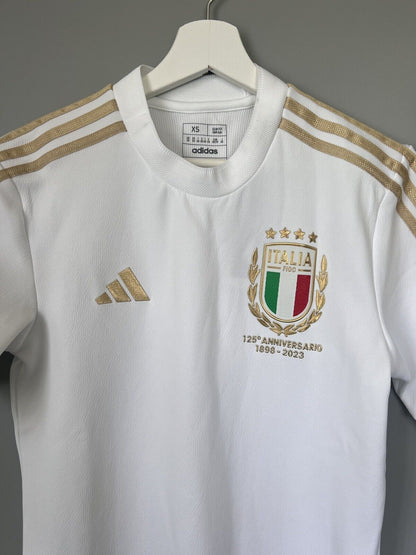 Italy Jersey 125th Anniversary Mens Soccer Football Adidas IT6302 Adidas Size XS