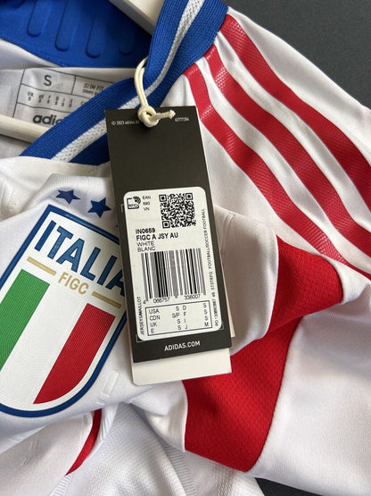 Di Lorenzo Italy Jersey 24 Away Authentic Soccer Shirt Adidas IN0659 Mens Size S