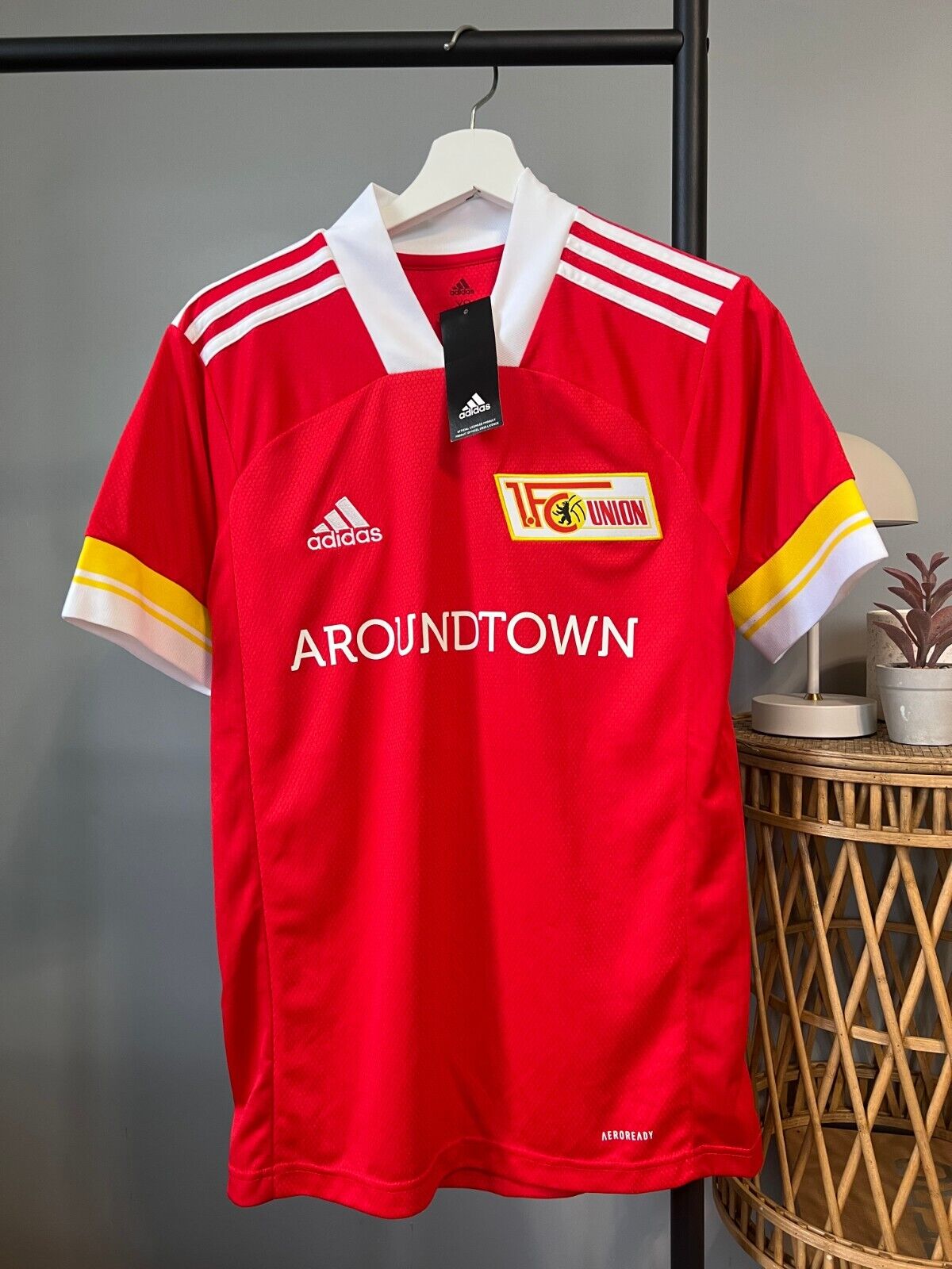 Union Berlin Jersey 20/21 Home Soccer Football Shirt Adidas Size XS Mens