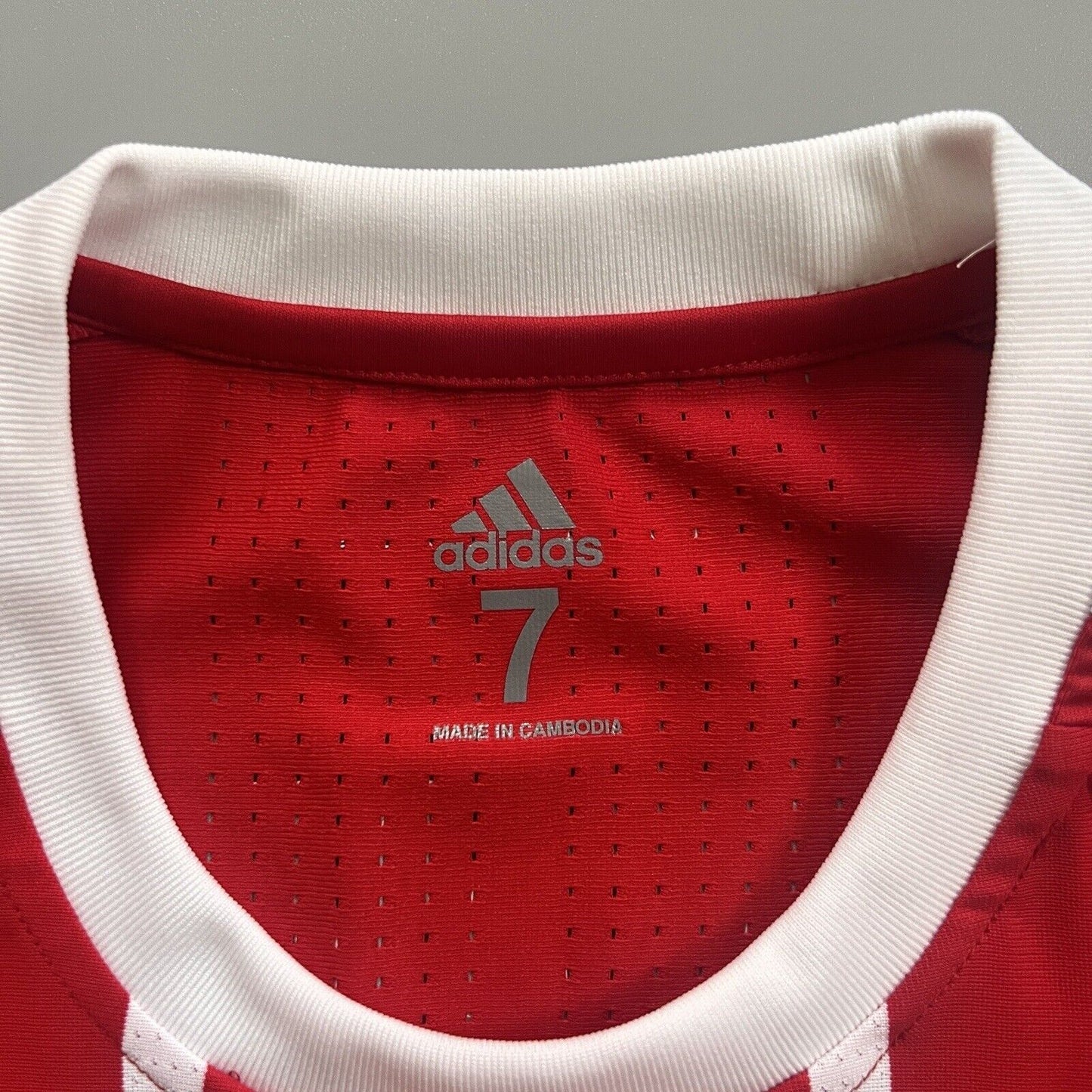 Bayern Munich Jersey 2017/18 Home Match Worn Mens Size 7 Football Shirt Adidas