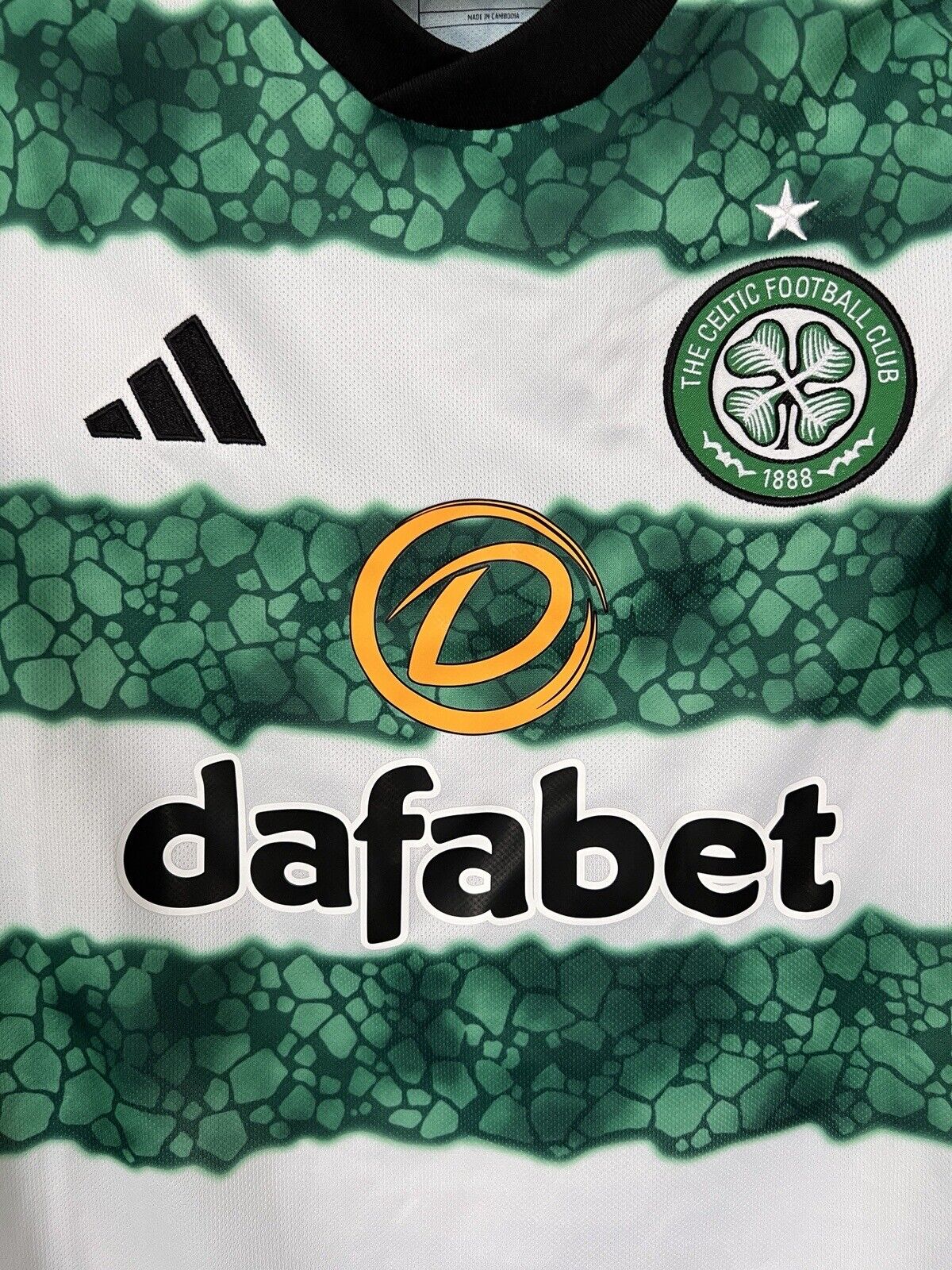 Celtic Jersey Home 23/24 Mens Soccer Football Shirt Adidas HY3343 Size XS