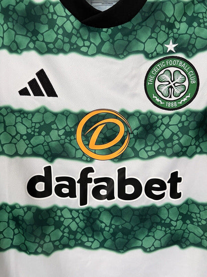 Celtic Jersey Home 23/24 Mens Soccer Football Shirt Adidas HY3343 Size XS