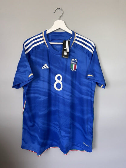 Italy Jersey Team 2023 Home Womens Soccer Football Shirt Adidas HT1613 Size 2XL